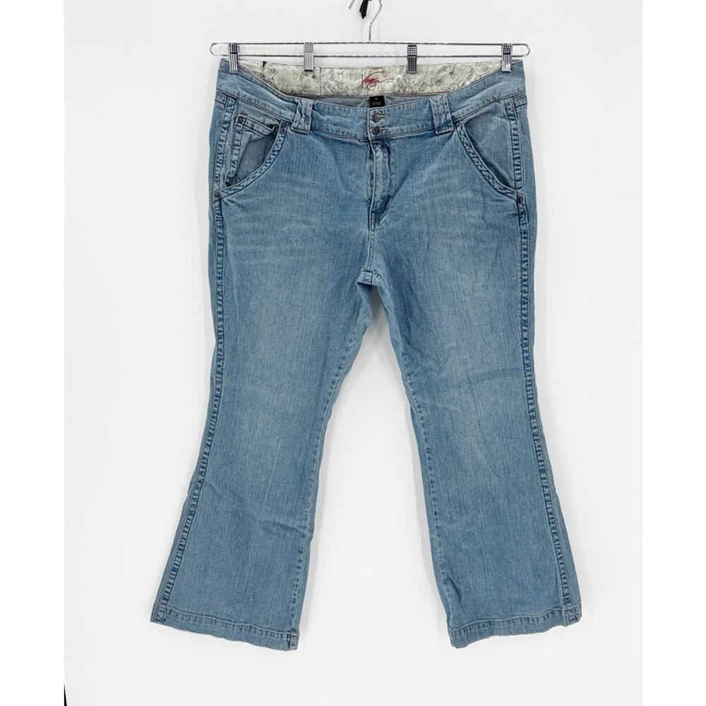 Vintage Venezia True Y2K flare light wash jeans size 22 Y2K baddie Paris Hilton